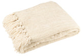 Plaid Chenille Polyester Ecru - (57056)